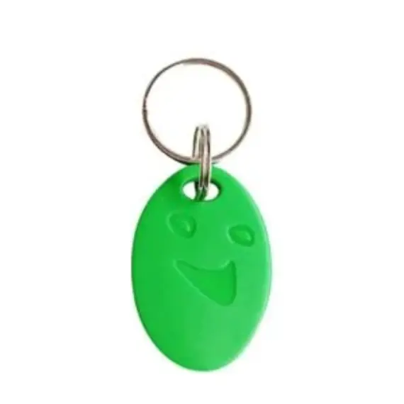 HONNOR SECURITY Proxyimity Tag 13.56 MHz Mifare kulcstartó, zöld, ABS ház, IP65, általános igénybevételre