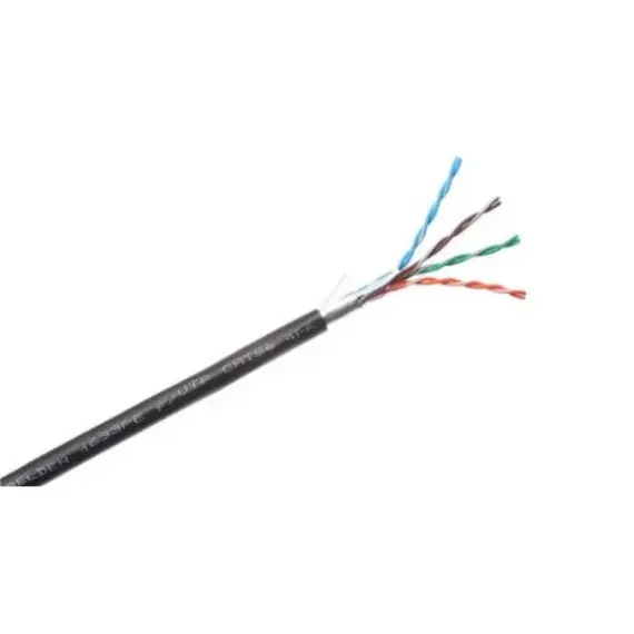 HONNOR SECURITY – BELDEN 1633PE Cat5e F/UTP kültéri rézkábel, fekete, 500 méter