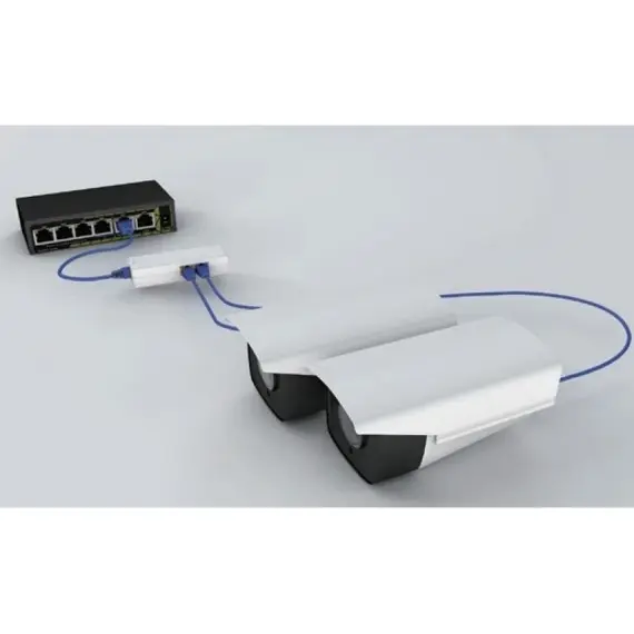 GENATA GNT-6FP31 – Ultra-kompakt Kültéri PoE++ Extender és Switch (60W)