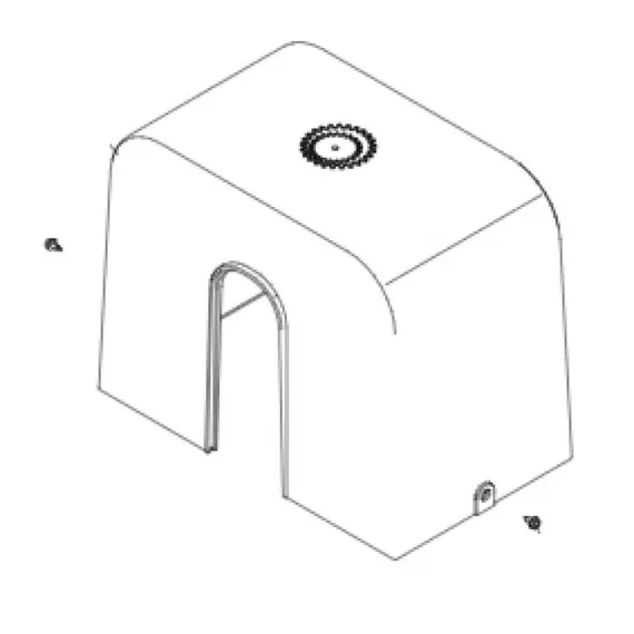 FAAC Alkatrész, FAAC C720/C721 motor burkolat