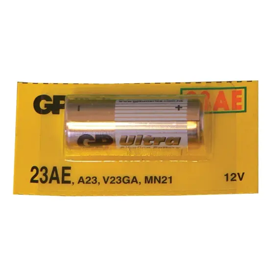 GP23AE-C5 12V Alkáli ULTRA Elem – 23A-C5 GP bliszteres 12V 55mAh - A23 / V23GA / MN21