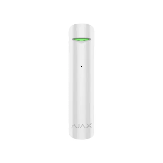 AJAX SYSTEMS Ajax GlassProtect vezeték nélküli üvegtörésérzékelő 9 m hatótáv, fehér