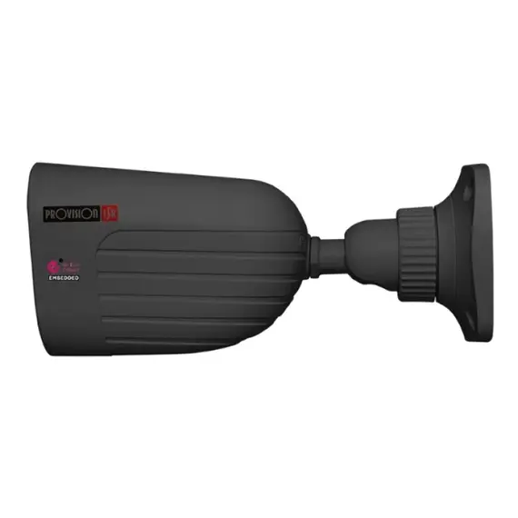 PROVISION-ISR PR-BSH-340IPSN-28 4MP IP csőkamera, 2.8 mm fix optika, IR 30 m, IP67, IK10, antracit szürke