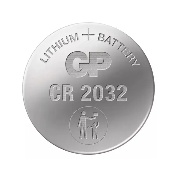 GP gombelem, CR2032, 3V / 210mAh, lítium