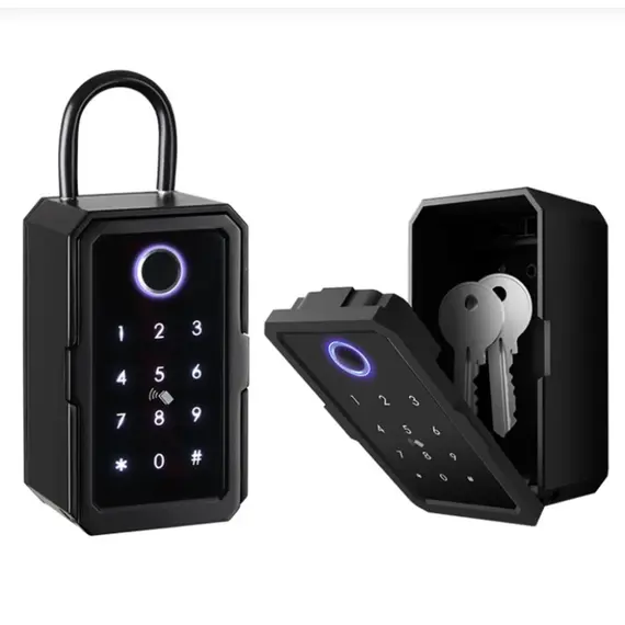 HONNOR SECURITY HS-K3-TTLock Vízálló biztonsági lakat, kulcsos doboz, ujjlenyomatolvasó, kódzár, MF kártyaolvasó, TTLock app, Bluetooth, Távoli hozzáférés Gateway-en 