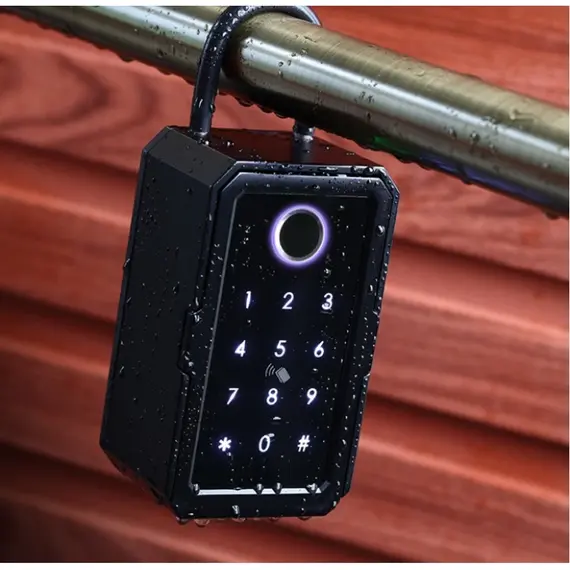 HONNOR SECURITY HS-K3-TTLock Vízálló biztonsági lakat, kulcsos doboz, ujjlenyomatolvasó, kódzár, MF kártyaolvasó, TTLock app, Bluetooth, Távoli hozzáférés Gateway-en 