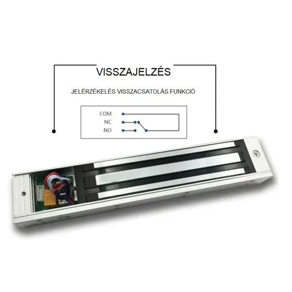 HONNOR SECURITY HS-Y280TS-5Bolts – Intelligens elektromágneses zár időzítővel és visszajelzéssel (280 kg)