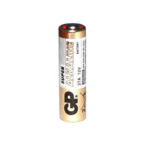 GP27A-B 12V, alkáli SUPER, 7.7x28mm, 20mAh, henger forma