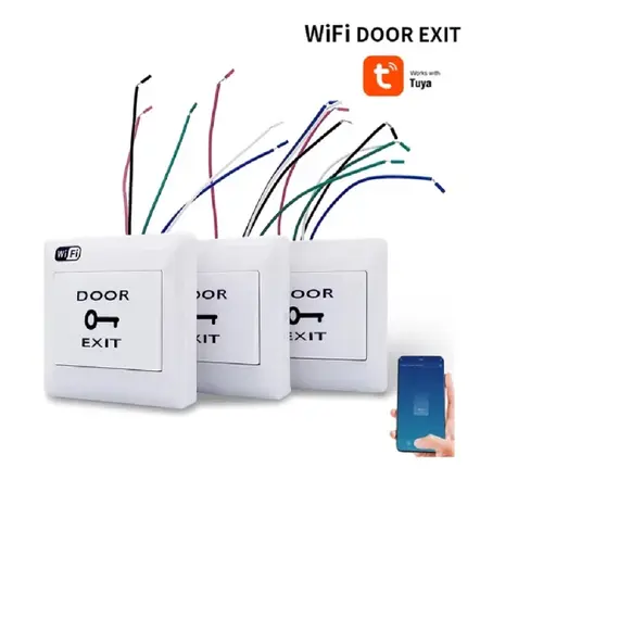 HONNOR SECURITY Wi-Fi + TUYA, vezérelhető egyállású automata ajtónyitó kapcsoló