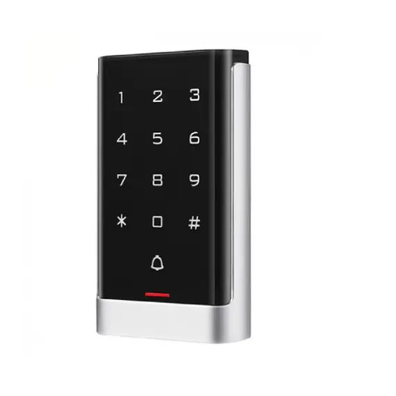 HONNOR SECURITY HS-T1102EM-W Érintőképernyős kódzár és EM 125Khz RFID önálló működésű kártyaolvasó, beléptető