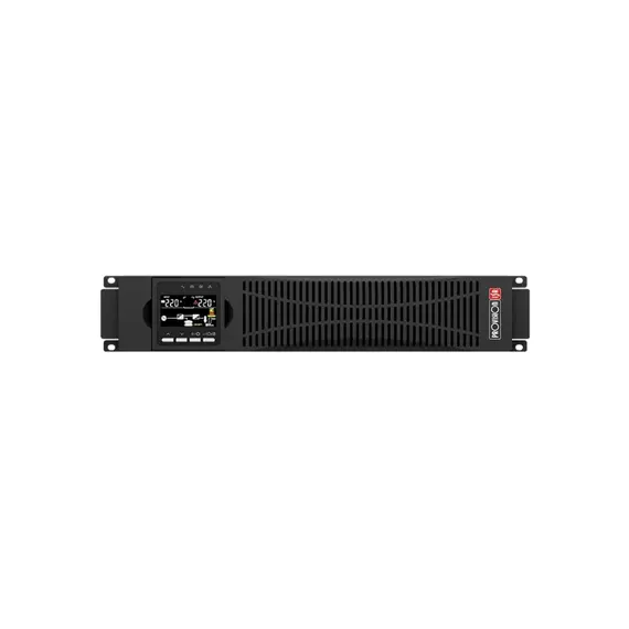 PROVISION-ISR PR-UPS-3000OL-RM szünetmentes tápegység 3000 VA 2700 W rack kivitel online dupla konverzió 230 V IP20 fekete