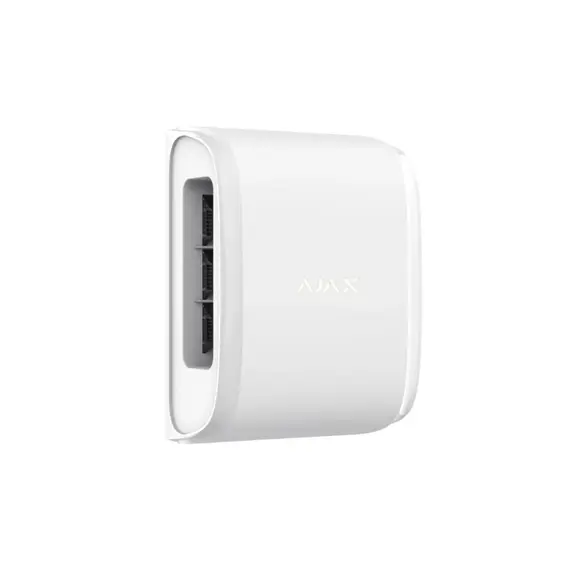 AJAX SYSTEMS Ajax DualCurtain Outdoor vezeték nélküli kétirányú mozgásérzékelő függönykarakterisztikával, fehér