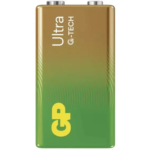 GP 6LR61 GP1604AU-C1 Ultra alkáli 9V elem (6LF22, 1604, MN1604, 6AM6, K9V).