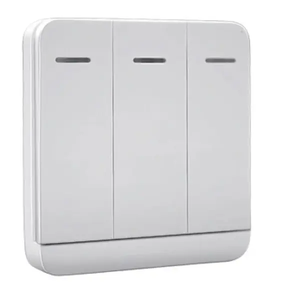 TIGERMAT TM-YET-2166-3 – Vezeték Nélküli 433,92 MHz-es Fali Kapcsoló és Távirányító (3 gombos), fix saját generált kódos