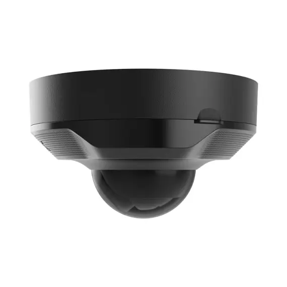 AJAX SYSTEMS Ajax IP mini dome kamera, 5 MP, 2,8 mm, 2880 x 1620 PX, WDR, @ 25 fps (3K UHD) (8EU) ASP, fekete