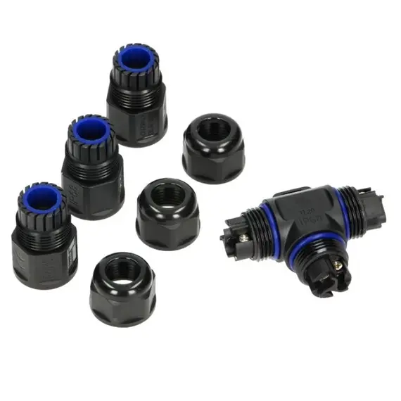 ORNO ORAE13602 T-Kábelcsatlakozó, 3x4mm2, 450V/25A, tömbszelence vastag tömítéssel van felszerelve, szoros záródás, IP68