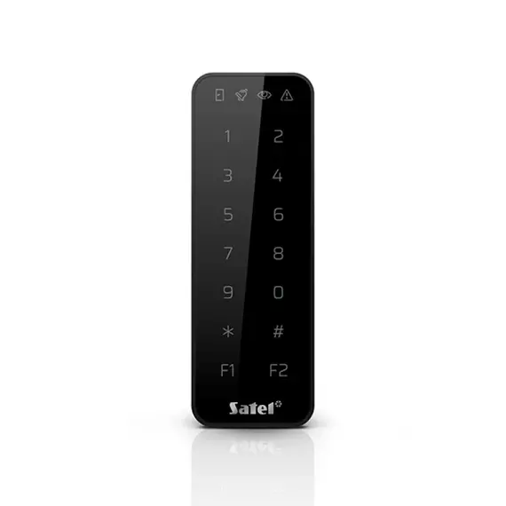 SATEL Multifunkciós kezelő kártyaolvasóval INTEGRA és ACCO központokhoz, fekete