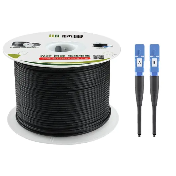 GENATA Egy üzemmódú Négyvezetékes üvegszál + tápkábel