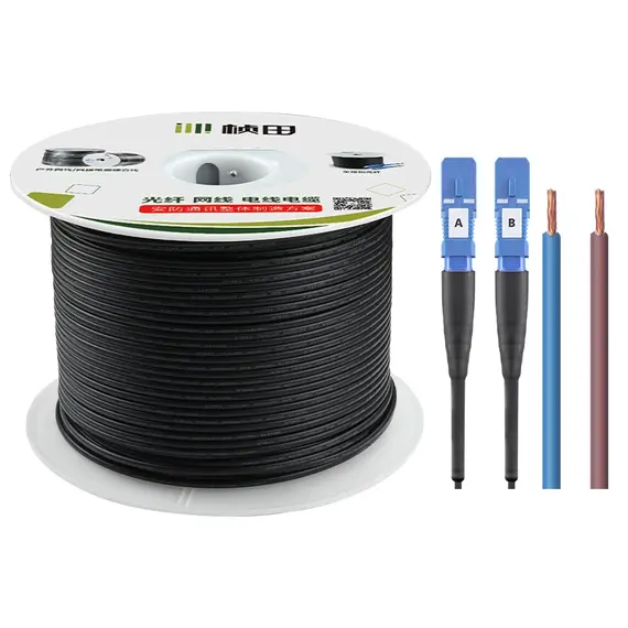 GENATA Egymódusú, négymagos+tápkábel