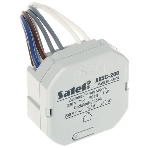 SATEL Satel ARSC-200 BE WAVE intelligens vezérlő redőnyökhöz 230 V AC