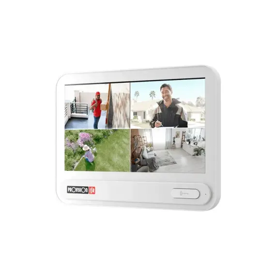 PROVISION-ISR MON-TCH7 beltéri 7"-os IPS kaputelefon monitor, intercom egység 2 irányú audióval, UTP + WiFi, SD kártya