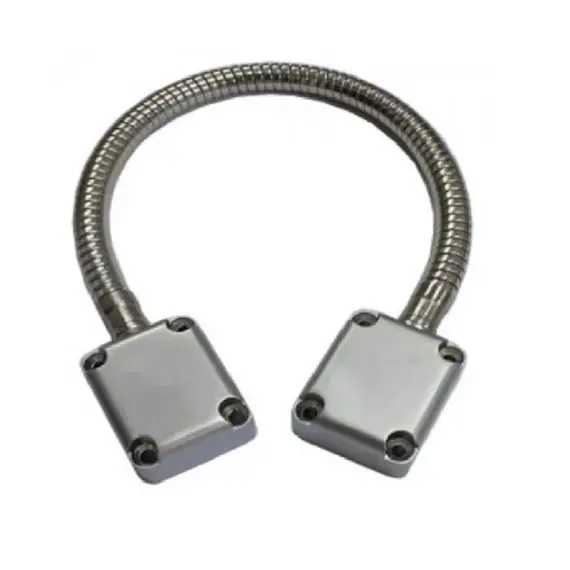 HONNOR SECURITY Kábel átvezető gégecső. Belső átmérő: 11 mm, hossz: 400 mm. Rögzített fej anyaga: ABS műanyag
