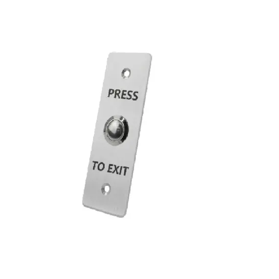 HONNOR SECURITY 1,7 mm vastag rozsdamentes acél 115x40mm Kilépő gomb