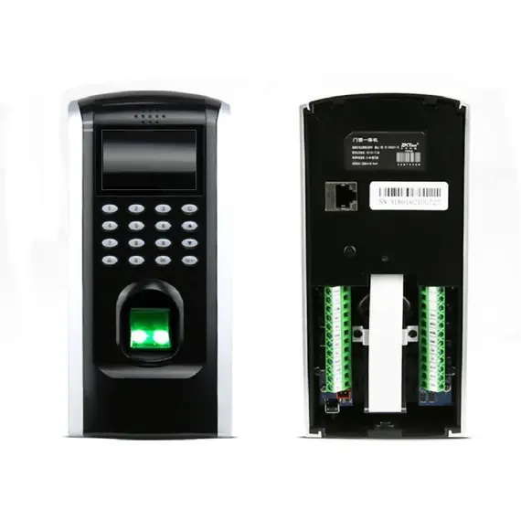 SOLLEYSEC Önálló munkaidő nyilvántartó és beléptető egység, ujjlenyomat olvasóval és RFID proxy funkcióval