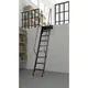 FANTOZZI MEZZANINE galéria feljáró létra BASIC kivitel, kapaszkodó vastagsága: 44cm, mélység: 7cm, magasság: 200/300, színek: fehér, szürke, fekete