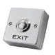 HONNOR SECURITY HS-K15B 53×53 cinkötvözetből készült kilépő nyomógombos kapcsoló EXIT felirattal NO/NC/COM