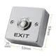 HONNOR SECURITY HS-K15B 53×53 cinkötvözetből készült kilépő nyomógombos kapcsoló EXIT felirattal NO/NC/COM