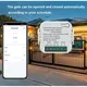 TIGERMAT YET479WTR-DC – Okos Tuya Wi-Fi Kapu- és Garázsajtó Vezérlő Modul Nyitás Zárás Időzítés, Visszajelzés lehetőség