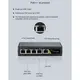 GENATA GNT-6FP51G6 – 4GE(PoE)+1GE(UP-LINK) Vízálló Kültéri Gigabit PoE++ Extend Switch (60W)