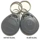 HONNOR SECURITY HS-ABS002-T5577 – Újraírható RFID Kulcstartó TAG (T5577 Temic Chip) - 125Khz, szürke