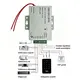 HONNOR SECURITY HS-Y801A-5A kapcsolóüzemű beléptető tápegység, Síktapadómágnesekhez, Elektromos zárakhoz, Beléptetésvezérlőkhz, kódzárakhoz, DC12V 5A