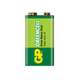 GP GREENCELL 9V Cink-Klorid Elem (6F22 GP1604G-S1)