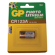GP CR123AE-C1 GP lítium fotó elem 3V bliszteres 16.8*34.5mm 1400mAh